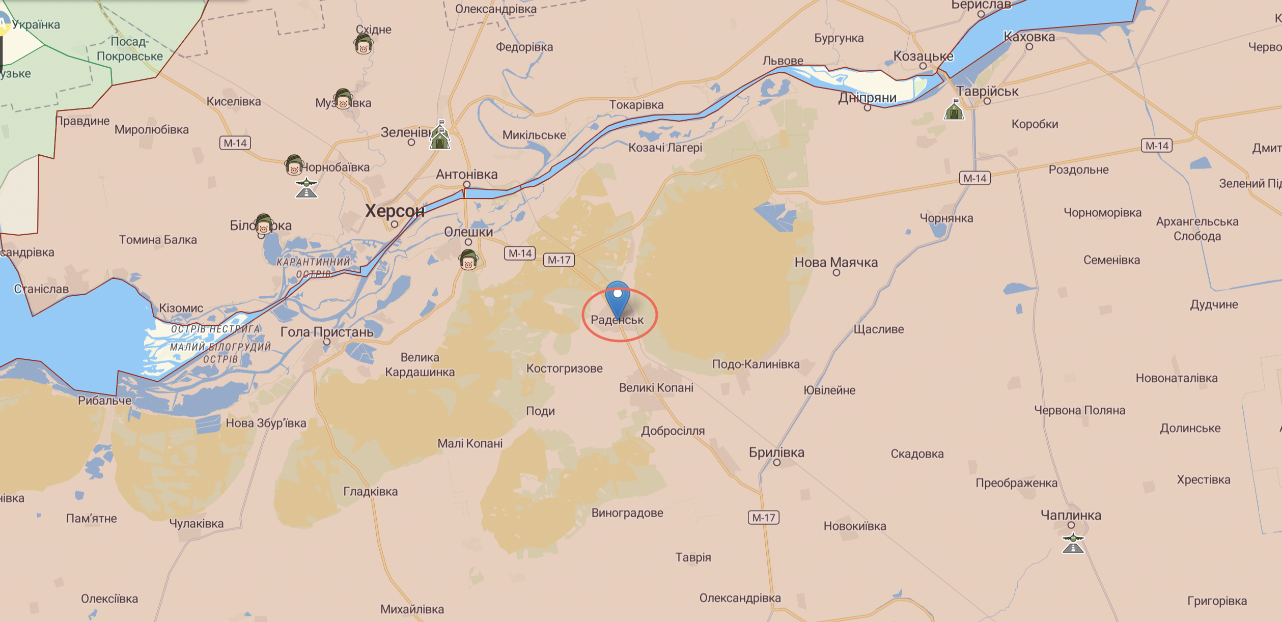 Вибухало дві години. У Херсонській області знищили готель, де були окупанти